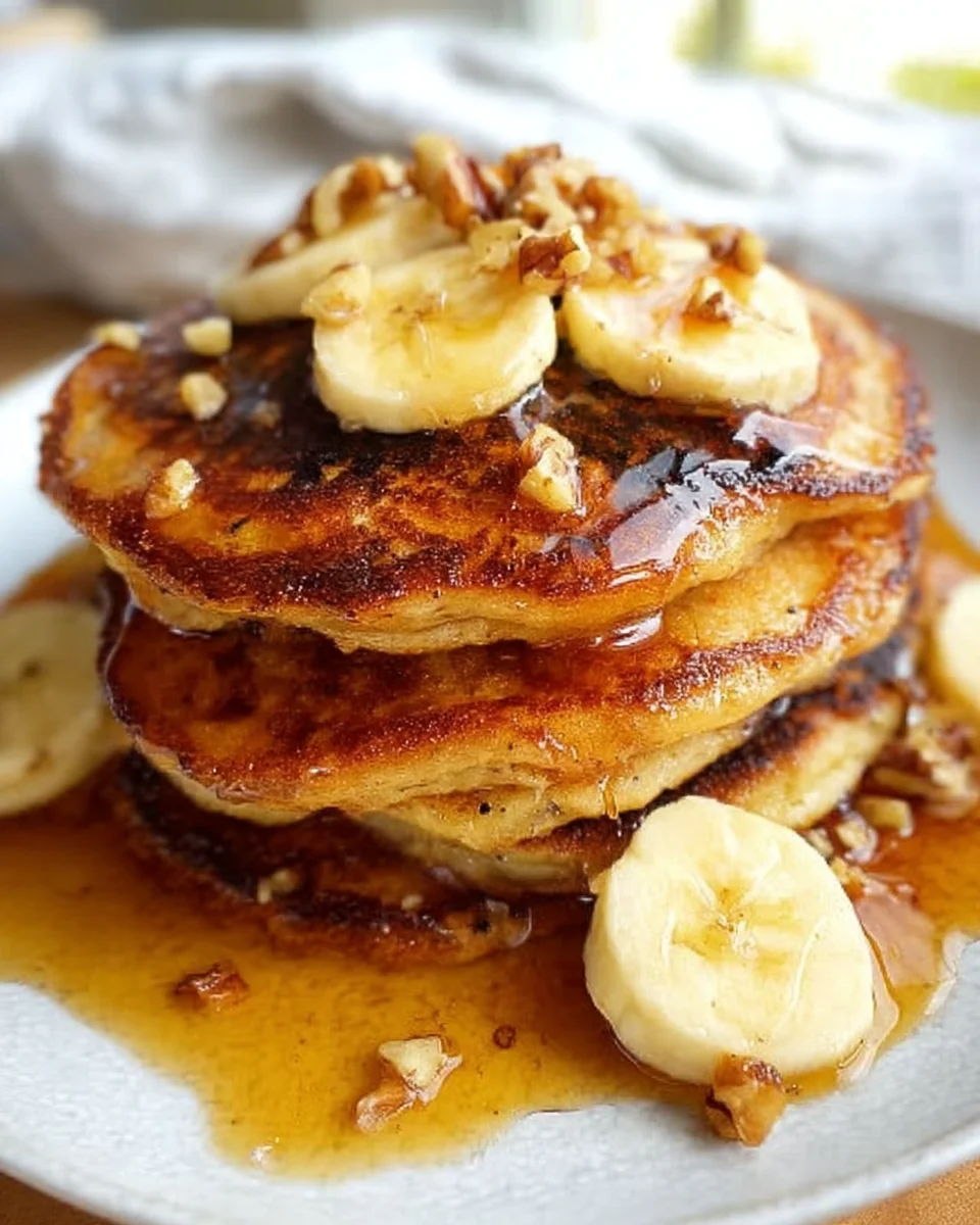 Brown Sugar Banana Pancakes
