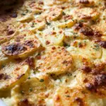 Cheesy Garlic Scalloped Potatoes