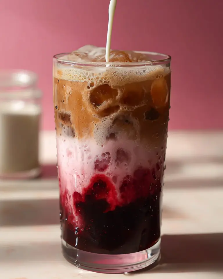Cherry Vanilla Iced Latte