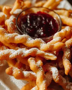 Crispy Funnel Cake Sticks