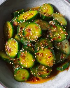 Easy Asian Cucumber Salad