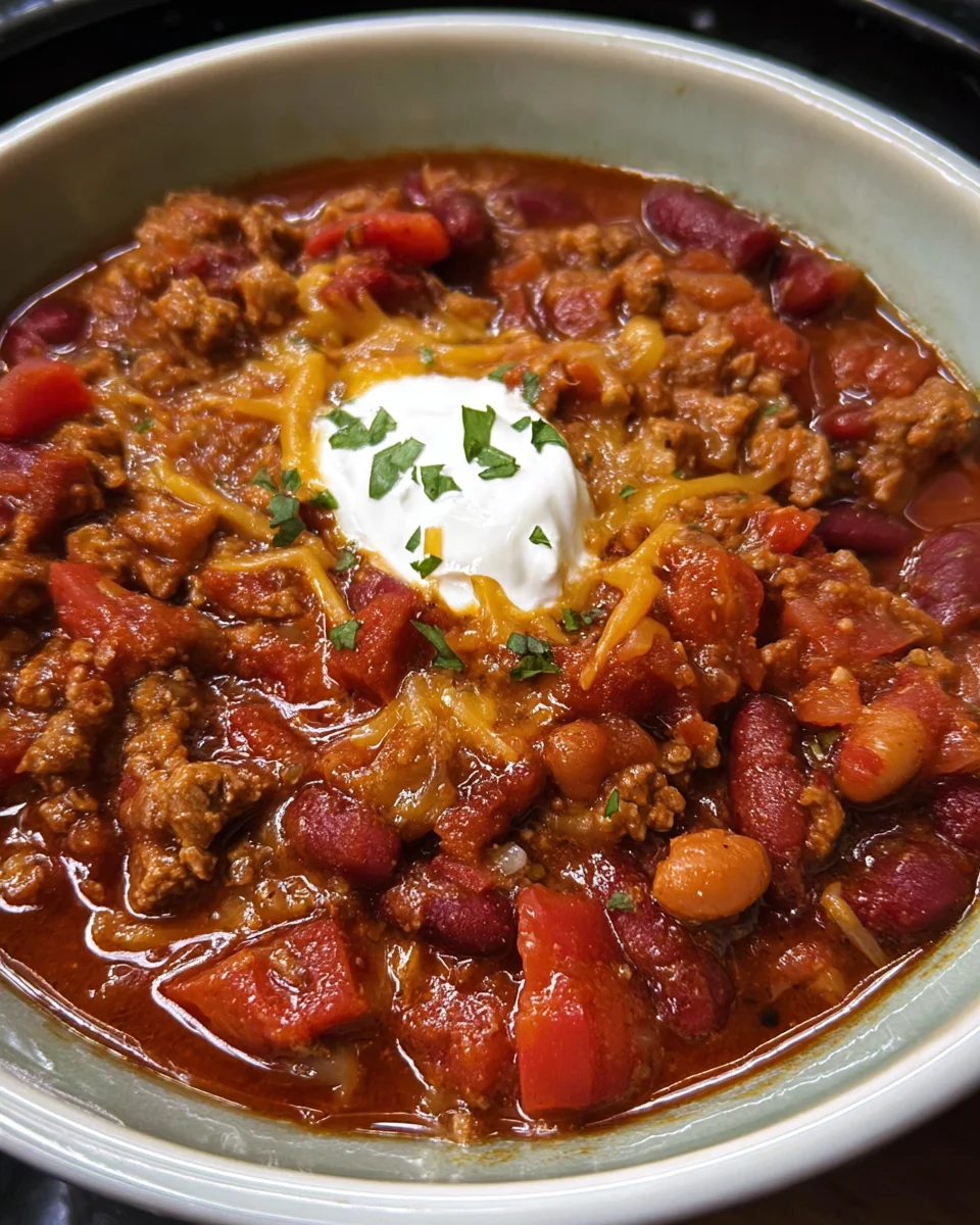 Easy Crockpot Chili Easy