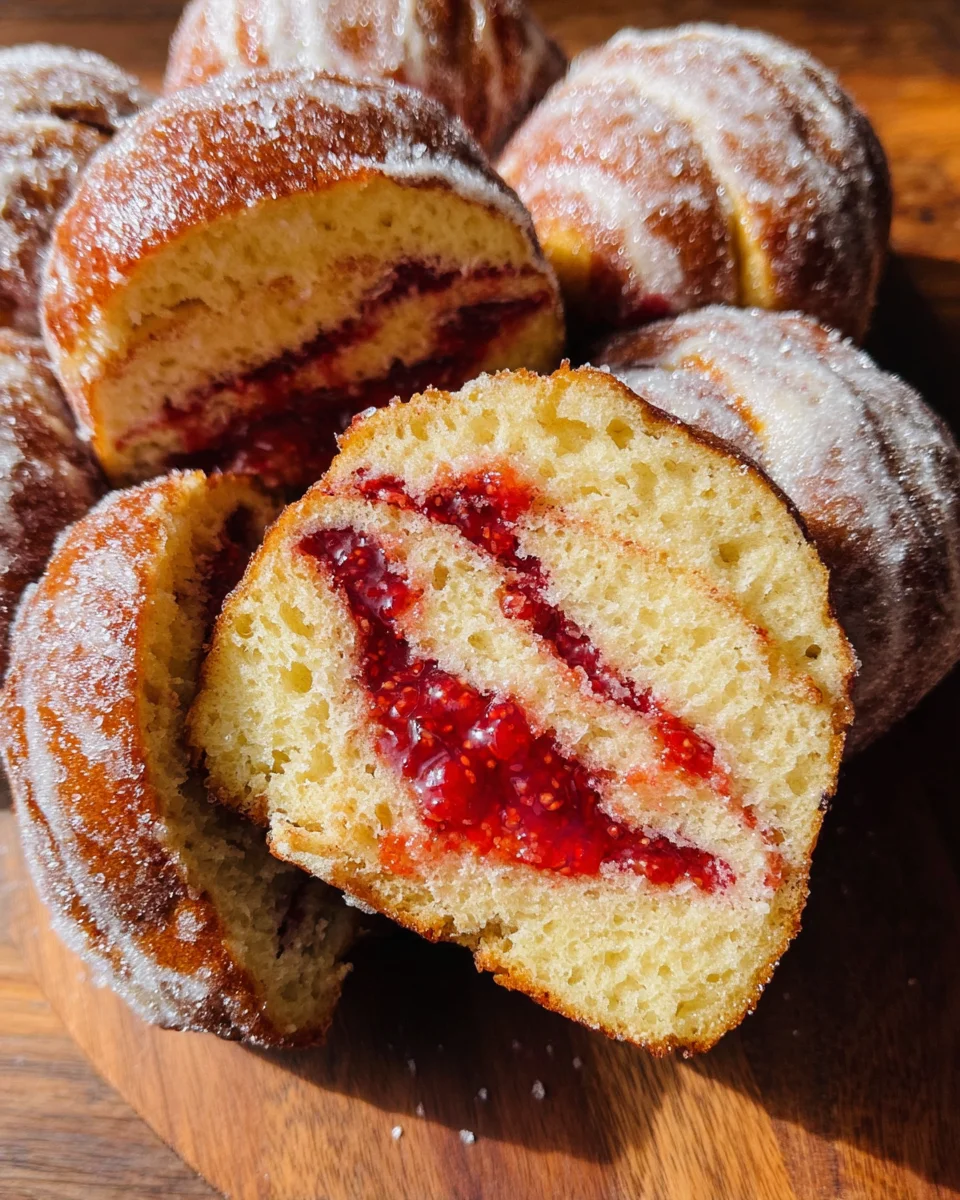 Jam Donut Babka (Vegan)