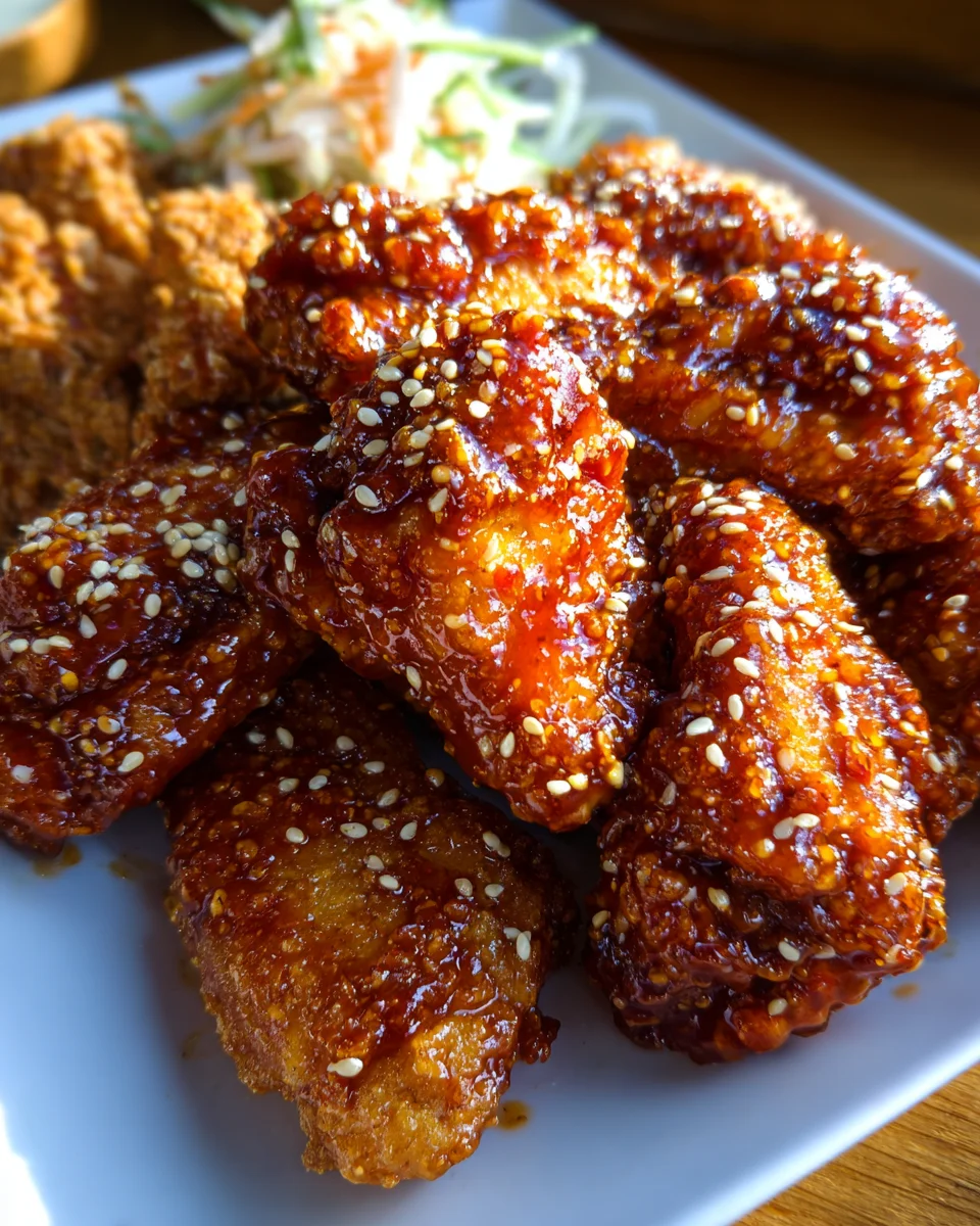 Korean Fried Chicken (Yangnyeom Chicken)