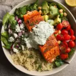 Mediterranean Salmon Bowl