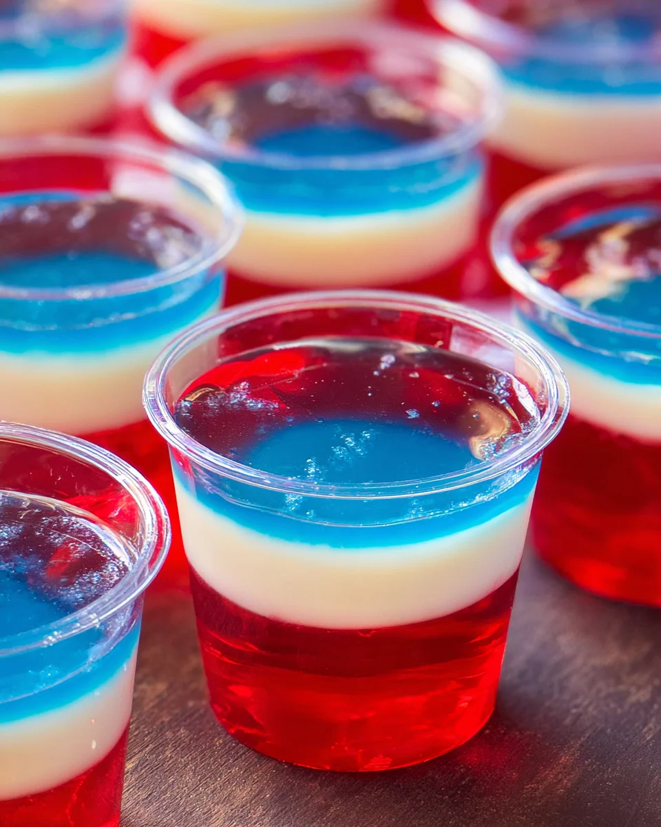 American Flag Jello Shots American