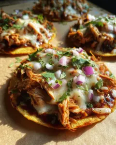 BBQ Chicken Tostadas