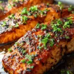 Cajun Honey Butter Grilled Salmon