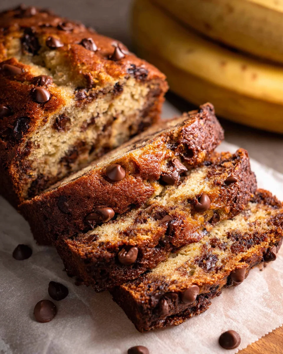 Chocolate Chip Banana Bread Chocolate