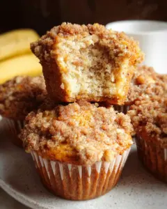 Coffee Cake Banana Bread Muffins