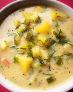 Creamy Dill Pickle Soup