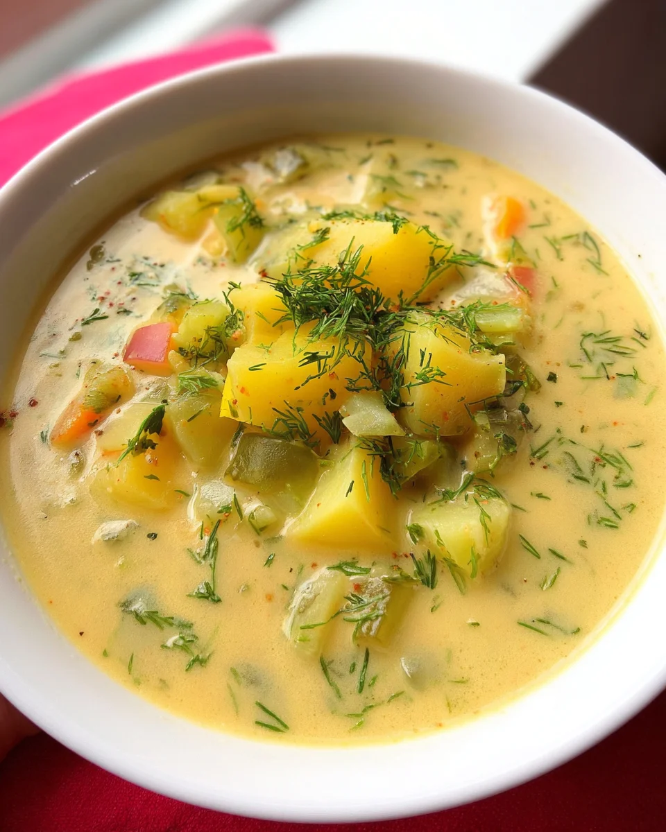 Creamy Dill Pickle Soup Creamy