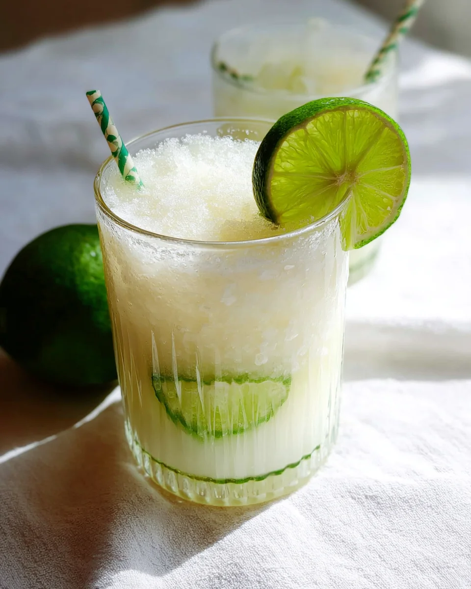 Frozen Limonada De Coco Colombian Lime And Coconut Drink Frozen