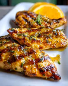 Grilled Citrus Chicken With Glaze