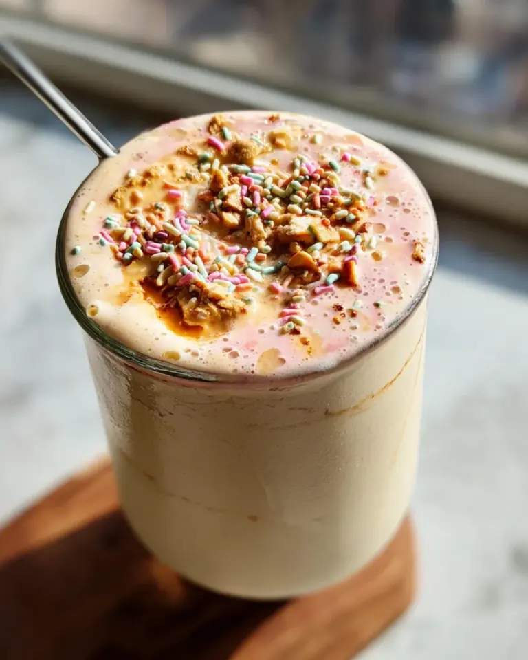 Healthy Vanilla Bean Protein Smoothie