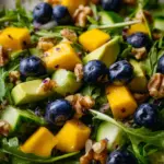 Mango Cucumber Salad with Blueberry and Avocado Mango Cucumber Salad with Blueberry and Avocado