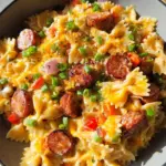 One Pan Cheesy Smoked Sausage & Pasta One Pan Cheesy Smoked Sausage & Pasta