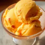 Peach Sorbet Without Ice Cream Maker