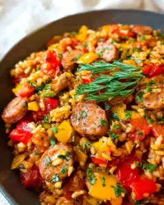 Sausage And Rice Casserole