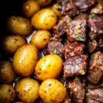 Slow Cooker Garlic Butter Beef Bites
