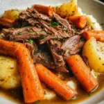 Slow Cooker Garlic Herb Pot Roast