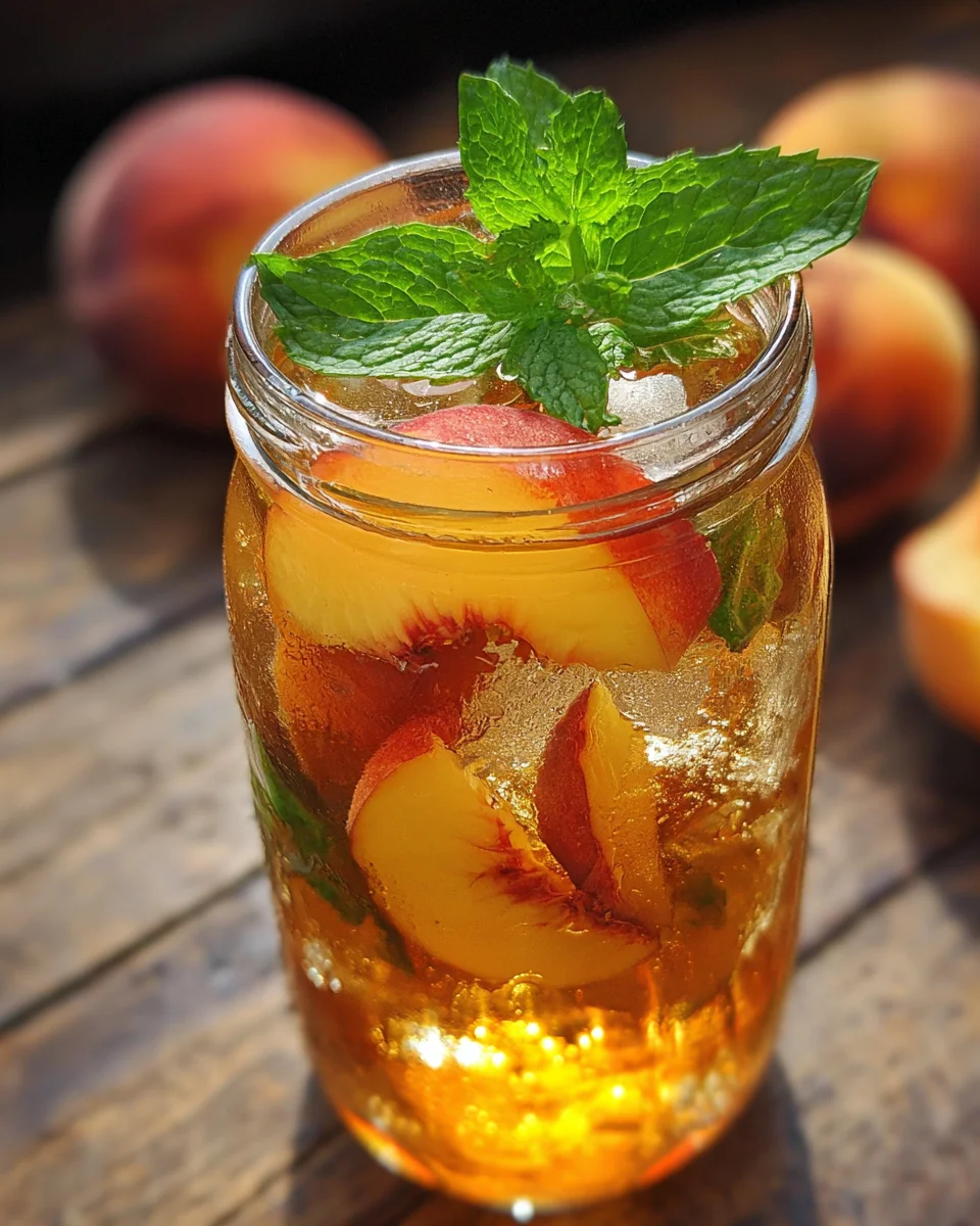 Southern Peach Sweet Tea Southern Peach Sweet Tea