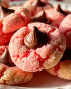 Strawberry Kiss Cookies