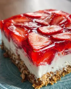 Strawberry Pretzel Jello Salad