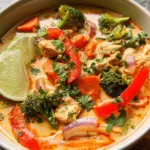 Thai Coconut Curry Chicken Soup