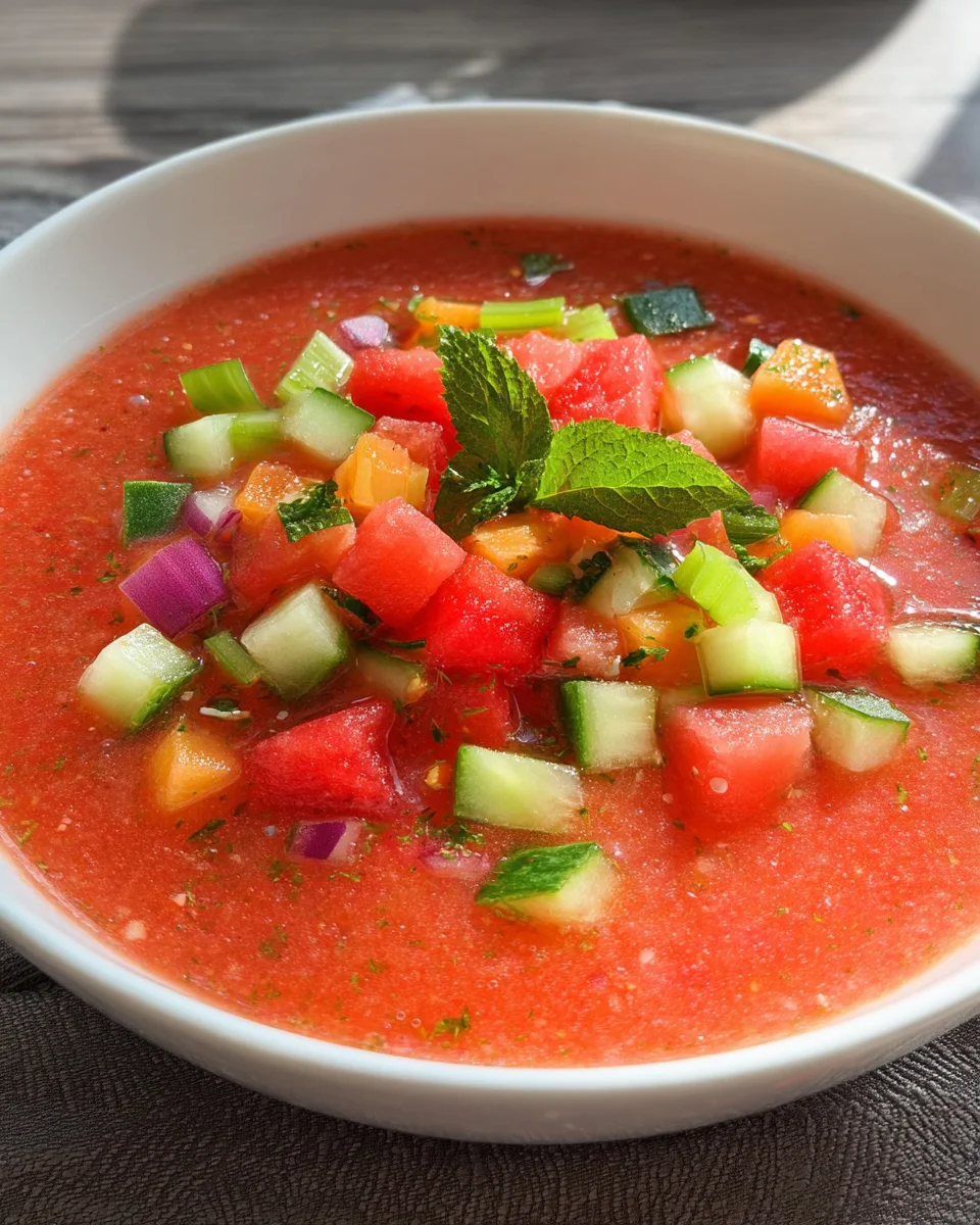 Watermelon Gazpacho Watermelon